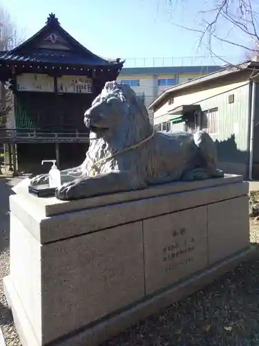 三囲神社の狛犬