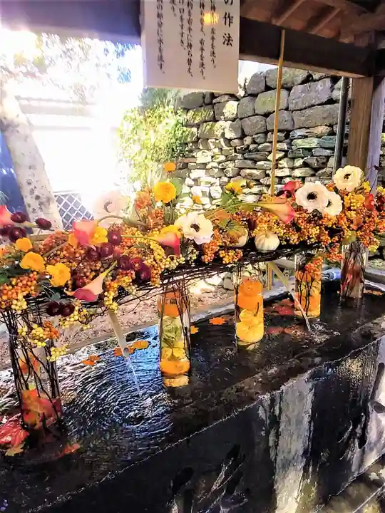 福島八幡宮の手水舎