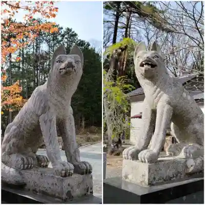 山津見神社の狛犬