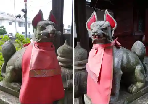 羽田神社の狛犬