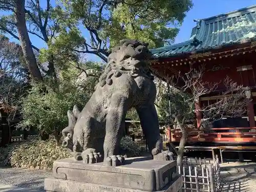 根津神社の狛犬