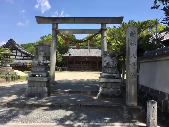 八幡社(大谷八幡社)の鳥居