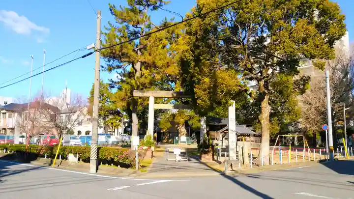 神明宮(諸神神社)の鳥居
