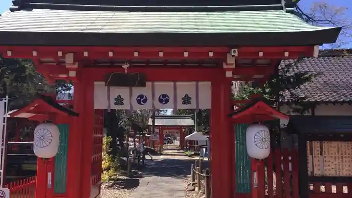 生島足島神社の山門・神門