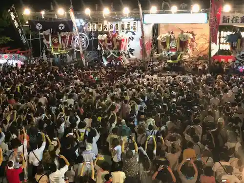 開口神社のお祭り