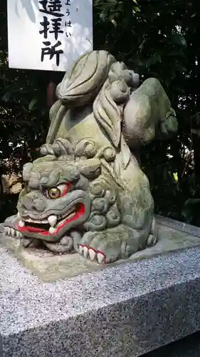 立田阿蘇三宮神社の狛犬