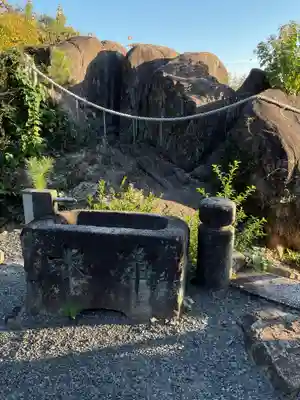 熊野社（岩崎熊野神社）の手水舎