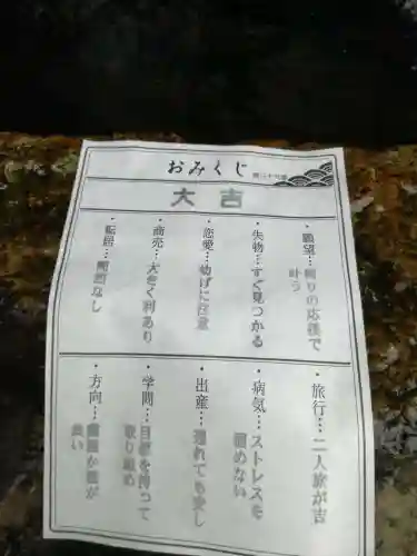 貴船神社のおみくじ