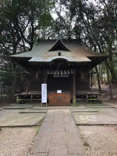 久米水天宮の本殿