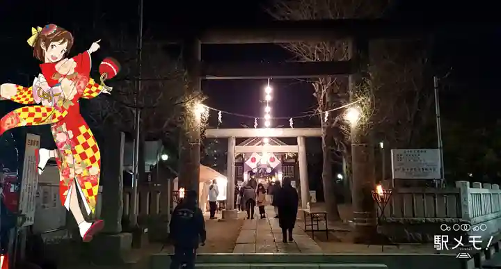 上小松天祖神社の鳥居