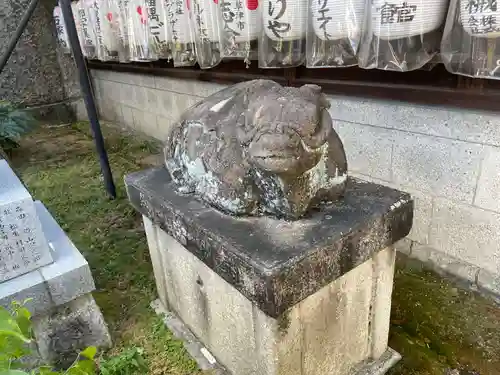 文子天満宮の狛犬