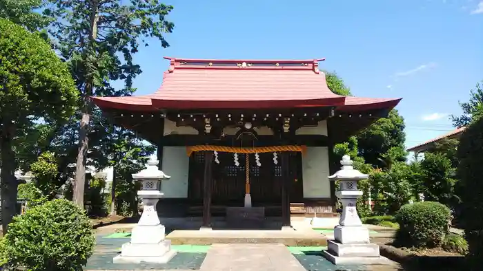 浜崎氷川神社の本殿