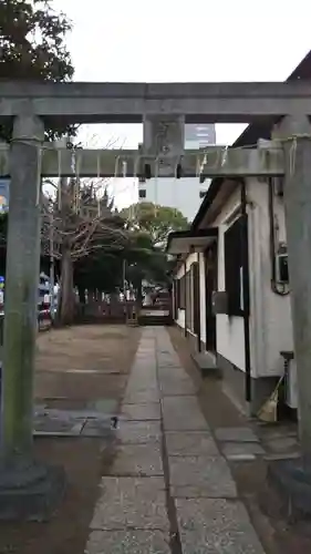 白幡神社の鳥居