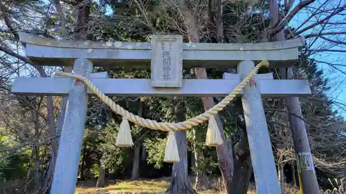 冨士御室浅間神社の鳥居