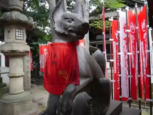 豊川稲荷東京別院の狛犬