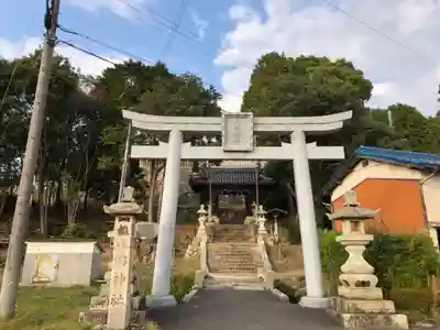神吉八幡神社の鳥居