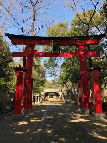 峯ヶ岡八幡神社の鳥居