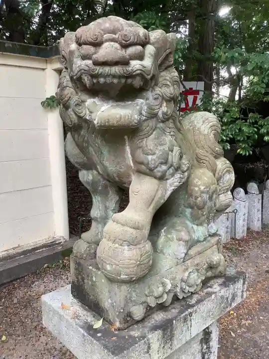 田縣神社の狛犬