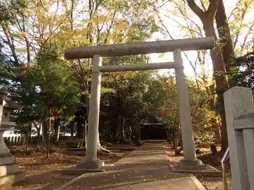 河俣神社の鳥居