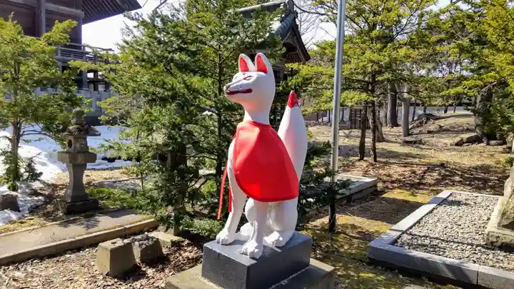 富良野神社の狛犬