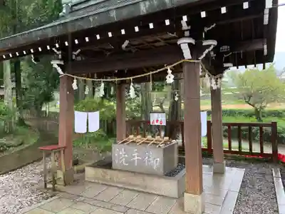西寒多神社の手水舎