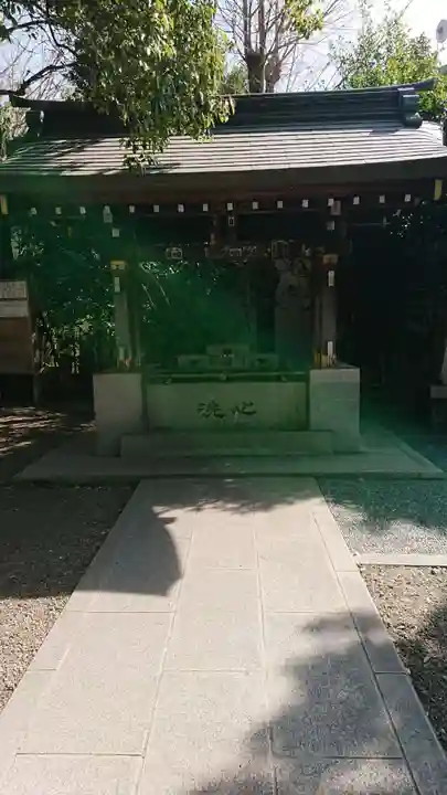 王子神社の手水舎