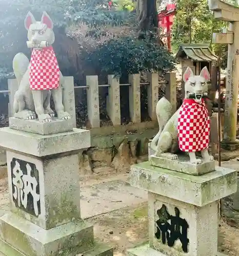 城山稲荷の狛犬