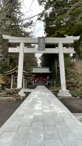 富士山東口本宮 冨士浅間神社の鳥居