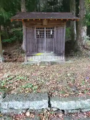 安智羅神社(松尾古城跡)の本殿・本堂