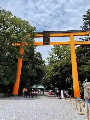 川越氷川神社の鳥居