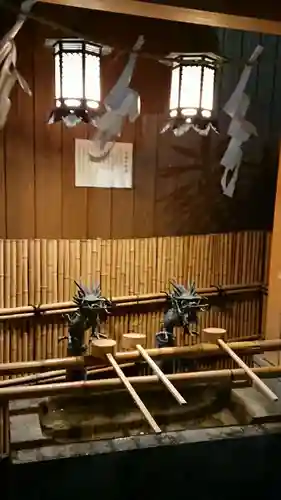 小網神社の手水舎