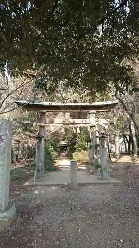 國王神社の鳥居