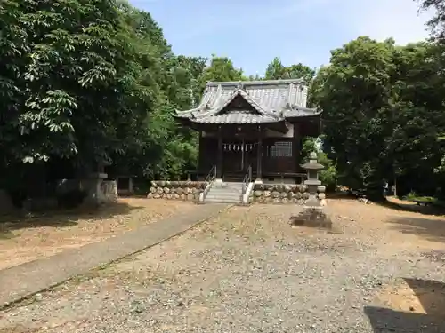 高負彦根神社の本殿