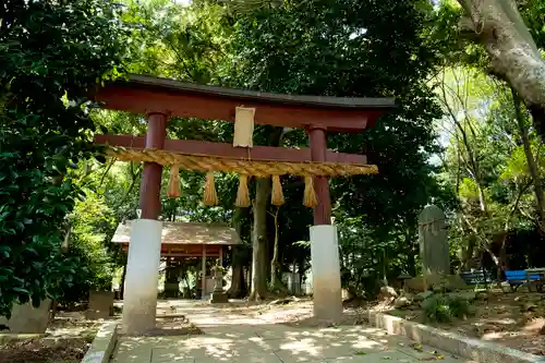 日秀将門神社の鳥居