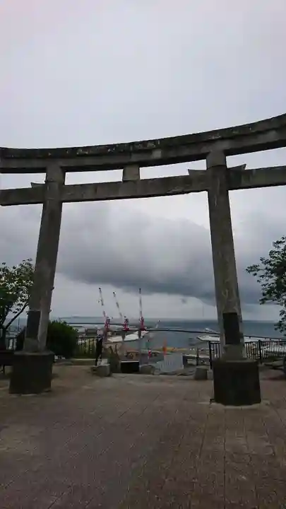 鹿島御児神社の鳥居