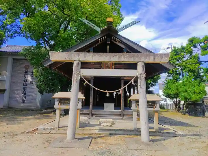 神明社(五之割神明社)の鳥居