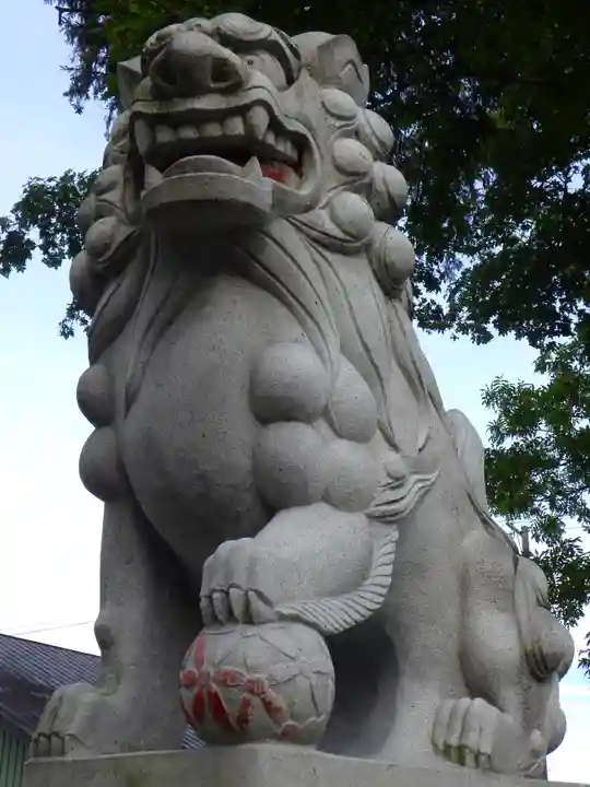 下川神社の狛犬