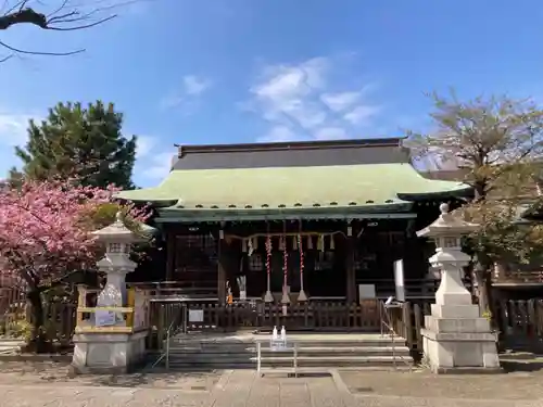 新宿下落合氷川神社の本殿・本堂