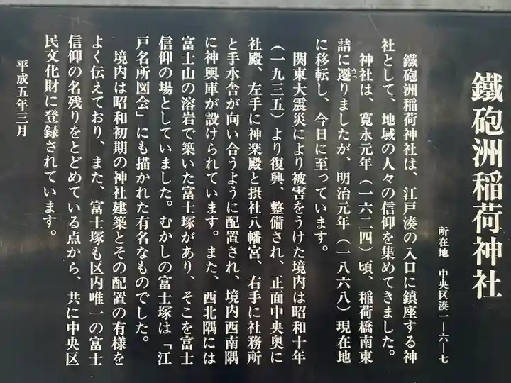 鐵砲洲稲荷神社(東京都)