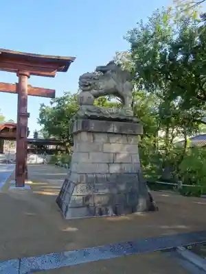 饒津神社の狛犬