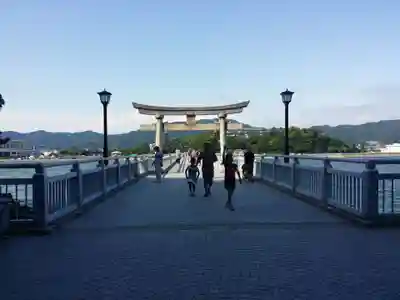 八百富神社の鳥居