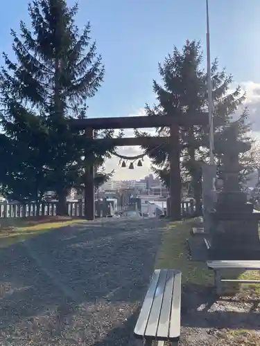 上手稲神社の鳥居