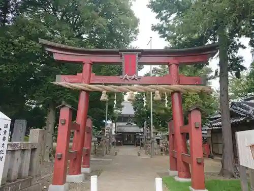 水上布奈山神社の鳥居