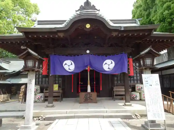 久留米宗社 日吉神社の本殿・本堂