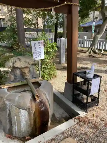 市杵島姫神社の手水舎