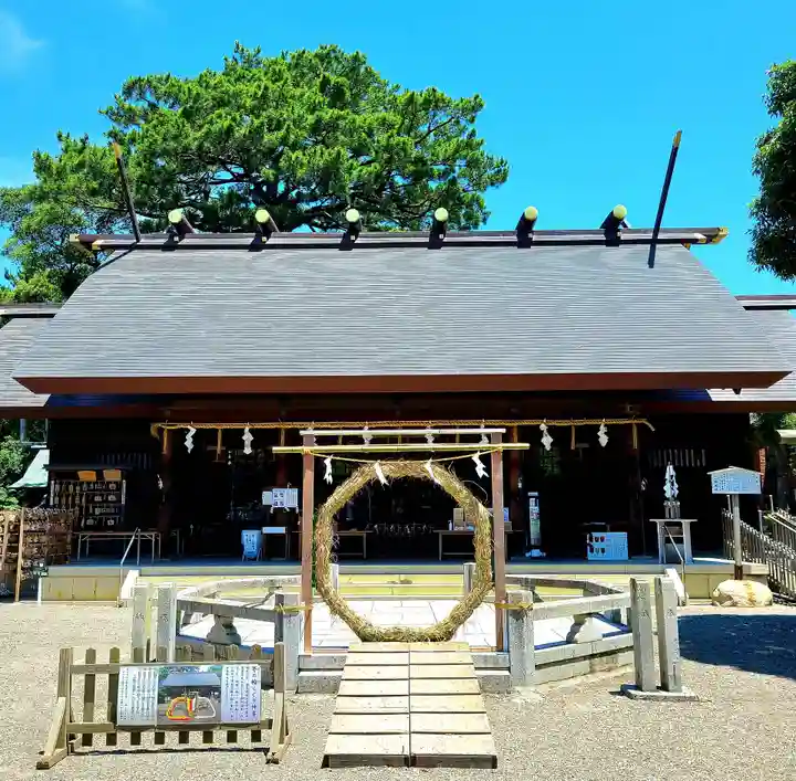 安久美神戸神明社の本殿・本堂