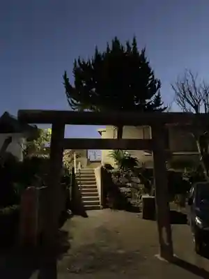 神明神社の鳥居