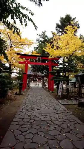 新発田諏訪神社の鳥居