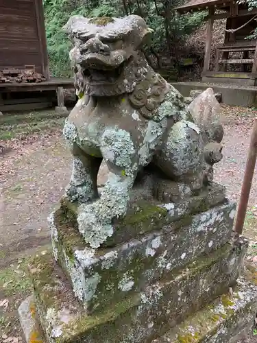 白山神社の狛犬