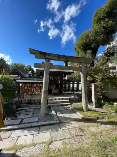 難波大社　生國魂神社の鳥居